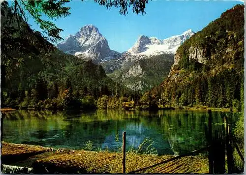 58679 - Oberösterreich - Hinterstoder , Polsterlucke mit Schiederweiher - gelaufen 1977