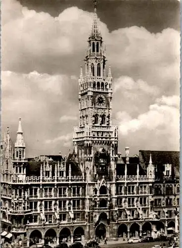 58693 - Deutschland - München , Rathaus - gelaufen 1958
