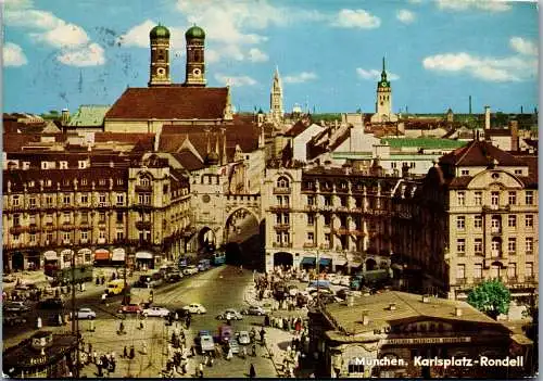 58695 - Deutschland - München , Karlsplatz Rondell - gelaufen 1960