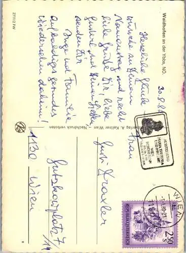 58697 - Niederösterreich - Waidhofen an der Ybbs , Ansicht , View - gelaufen 1980