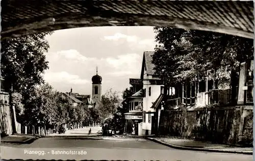 58700 - Deutschland - Planegg , Bahnhofstrasse - gelaufen 1961