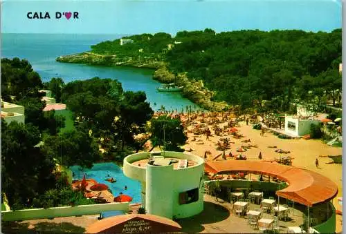 58715 - Spanien - Mallorca , Cala d'Or , Playa de Cala Gran - gelaufen