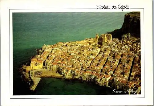 58721 - Italien - Cefalu , Panorama - gelaufen