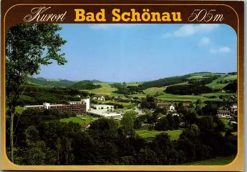 58722 - Niederösterreich - Bad Schönau , Bucklige Welt , Panorama - gelaufen