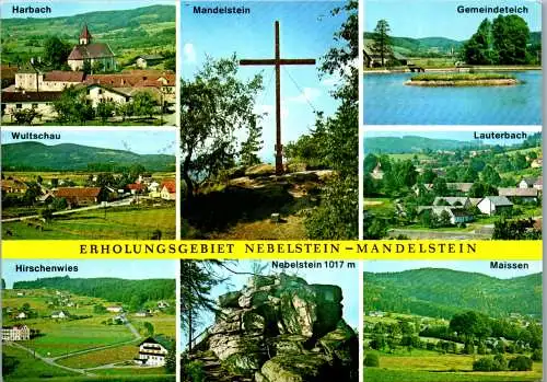 58750 - Niederösterreich - Nebelstein , Mandelstein , Harbach , Wultschau , Hirschenwies , Lauterbach , Maissen