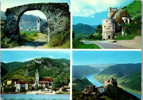 58765 - Niederösterreich - Wachau , Spitz , Rotes Tor , St, Michael , Dürnstein , Aggstein - gelaufen