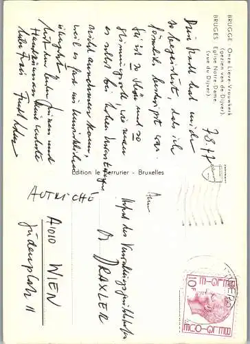 58770 - Belgien - Brugge , Onze Lieve Vrouwkerk - gelaufen 1977