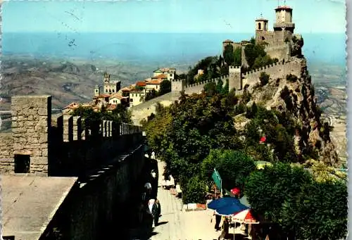 58791 - San Marino - San Marino , View , Frankatur - gelaufen 1963