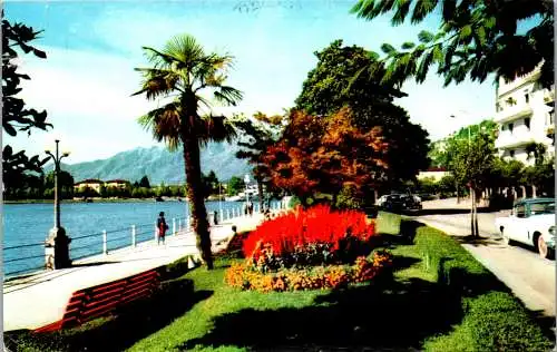 58797 - Schweiz - Locarno , Muralto , Lungolago - gelaufen 1963