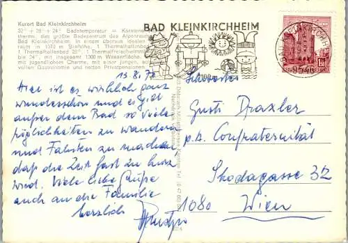 58802 - Kärnten - Bad Kleinkirchheim , Panorama - gelaufen 1970