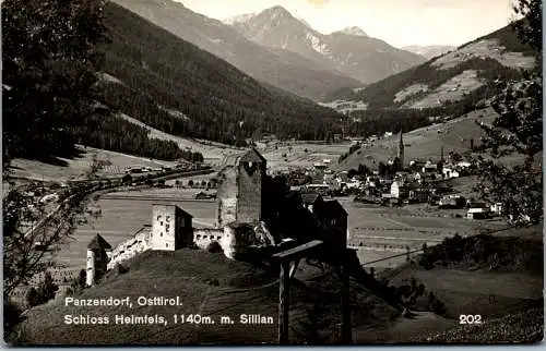 58813 - Tirol - Panzendorf , Schloss Heimfels mit Silian - gelaufen 1959
