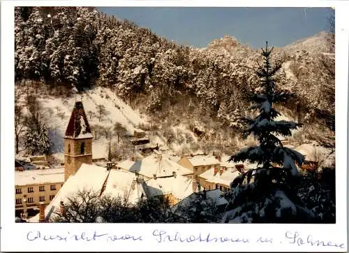 58816 - Niederösterreich - Schottwien , Aufnahme , Schottwien , Schnee , Winter , No AK - nicht gelaufen