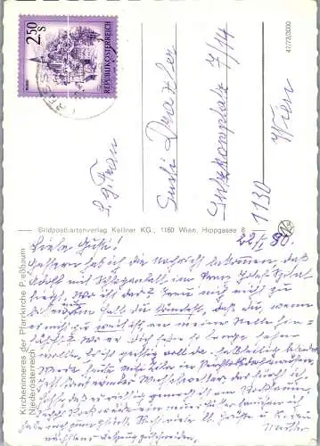 58824 - Niederösterreich - Pressbaum , Pfarrkirche , Inneres - gelaufen 1980