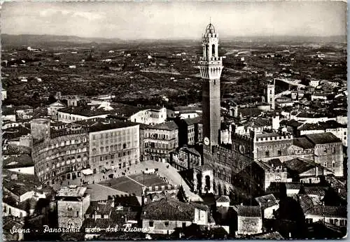 58827 - Italien - Siena , Panorama vista dal Duomo - gelaufen 1962