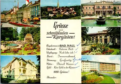 58840 - Oberösterreich - Bad Hall , Mehrbildkarte - gelaufen 1987