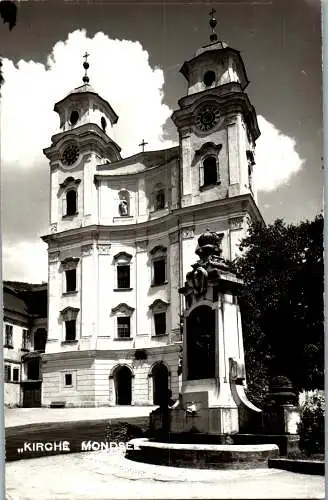 58847 - Oberösterreich - Mondsee , Kirche - gelaufen 1963