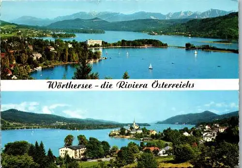 58860 - Kärnten - Wörthersee , Pörtschach , Maria Wörth - gelaufen 1970