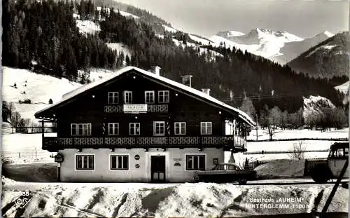 58862 - Salzburg - Hinterglemm , Gasthaus Auheim - gelaufen