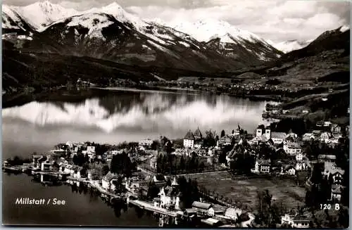 58865 - Kärnten - Millstatt , am See , Panorama - gelaufen 1961