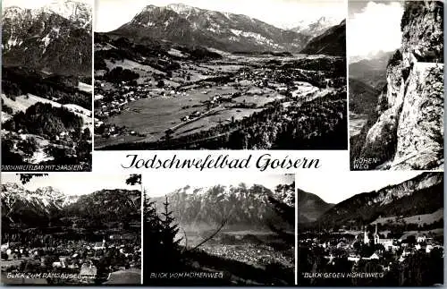 58866 - Oberösterreich - Bad Goisern , Jodschwefelbad , Mehrbildkarte - gelaufen
