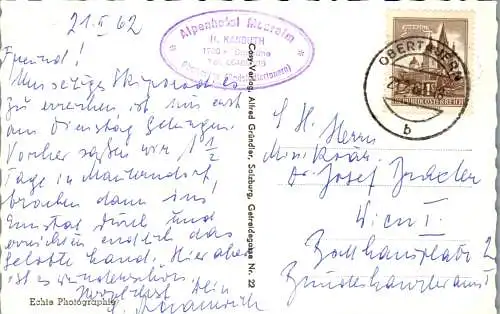 58871 - Salzburg - Radstädter Tauern , Seekarhaus , Seekarspitze , Berwurzkogel , Winter , Ski - gelaufen 1962