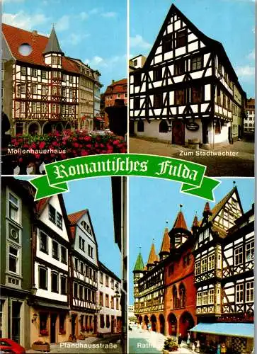 58882 - Deutschland - Fulda , Mollenhauerhaus , Pfandhausstrasse , Zum Stadtwächter , beschädigt - gel. 1986