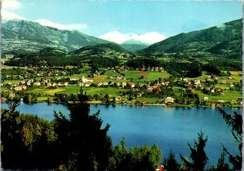 58886 - Kärnten - Seeboden , am Millstättersee , Panorama - gelaufen 1967