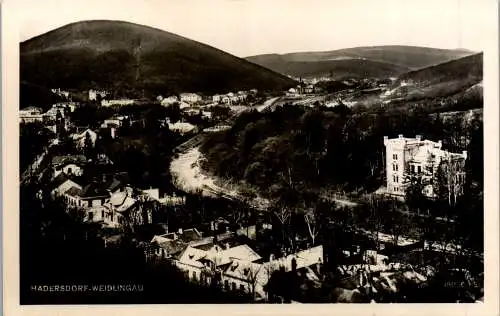 58913 - Wien - Hadersdorf Weidlingau , Penzing , Panorama - gelaufen 1956