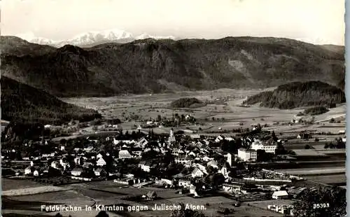 58921 - Kärnten - Feldkirchen , gegen Julische Alpen - nicht gelaufen 1958