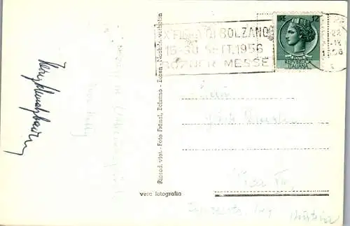 58922 - Italien - Bozen , mit Rosengarten - gelaufen 1956