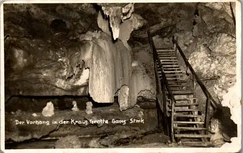 58926 - Steiermark - Gams , Der Vorhand in der Kraus Grotte - gelaufen 1932