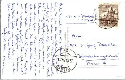 58931 - Oberösterreich - Nussdorf , am Attersee , Panorama - gelaufen 1964