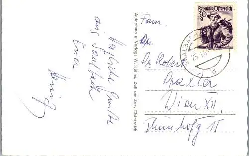 58939 - Salzburg - Saalbach , Touristenheim Steinachhof , Skidorf - gelaufen 1963