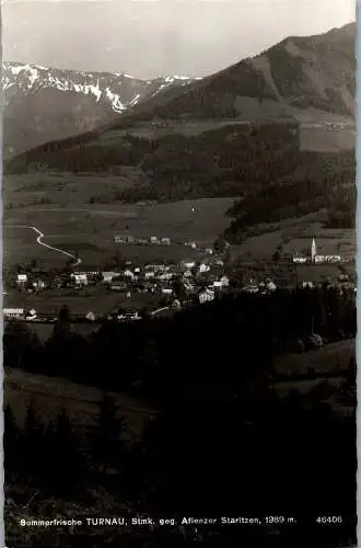 58941 - Steiermark - Turnau , gegen Aflenzer Staritzen , Panorama - gelaufen 1963