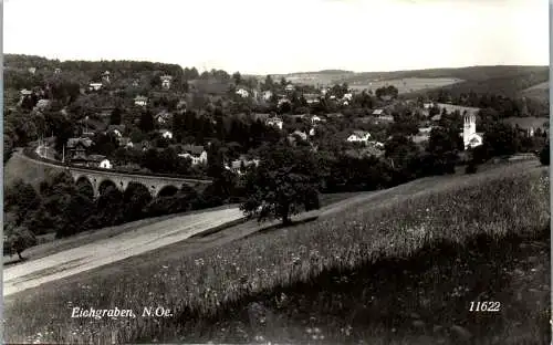 58942 - Niederösterreich - Eichgraben , Panorama - gelaufen 1961