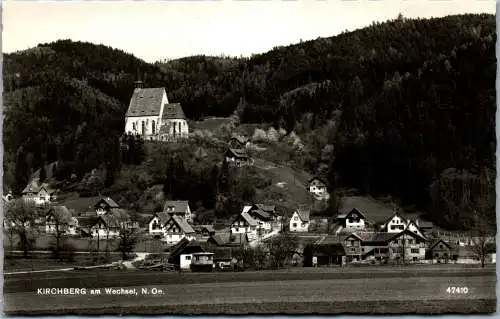 58944 - Niederösterreich - Kirchberg am Wechsel , Panorama - gelaufen 1959