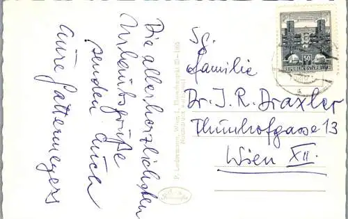 58946 - Oberösterreich - Kreuzen , Fleischanderlweg , Markt Kreuzen , Burg , Wolfschlucht - gelaufen 1965