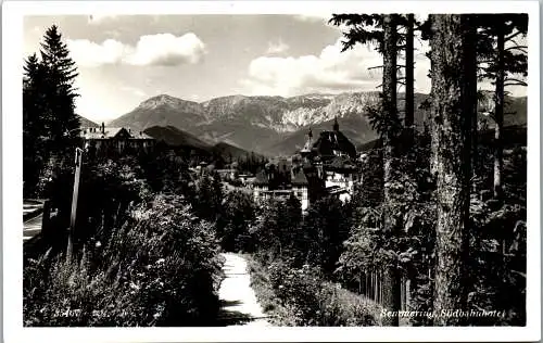 58950 - Niederösterreich - Semmering , Südbahnhotel - gelaufen 1959