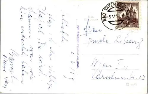 58951 - Burgenland - Bad Tatzmannsdorf , Schlosshotel Hotel Jormannsdorf - gelaufen 1959