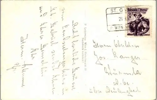 58960 - Niederösterreich - St. Gabriel , Post Mödling , Südwest - gelaufen 1950