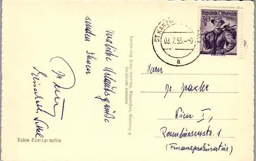 58962 - Kärnten - Klopeinersee , Ansicht , View - gelaufen 1955