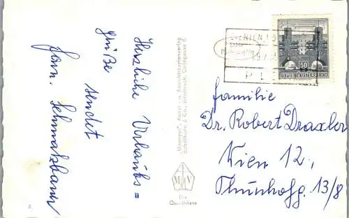 58967 - Salzburg - Dienten , mit Hochkönig - gelaufen 1955