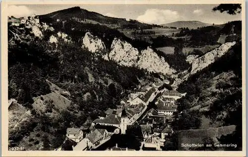 58976 - Niederösterreich - Schottwien , am Semmering - nicht gelaufen 1941