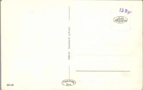 58977 - Steiermark - Gesäuse , Gesäuse Eingang mit Ödstein - nicht gelaufen 1941