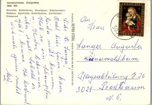 58990 - Niederösterreich - Eichgraben , Mehrbildkarte , l. beschädigt - gelaufen