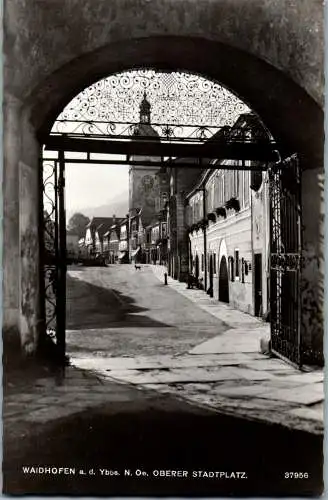 59019 - Niederösterreich - Waidhofen an der Ybbs , Oberer Stadtplatz - gelaufen 1963