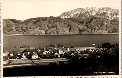 59029 - Oberösterreich - Nussdorf , am Attersee - gelaufen 1957