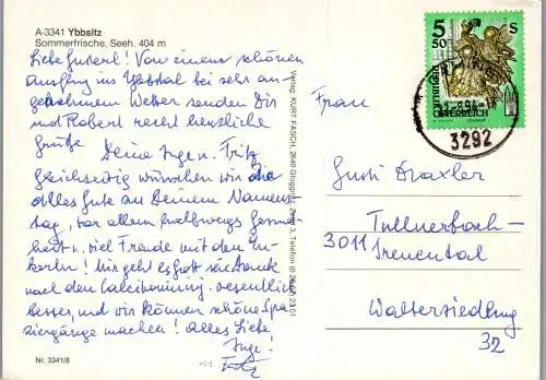 59053 - Niederösterreich - Ybbsitz , Schwimmbad , Mehrbildkarte - gelaufen