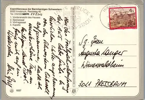 59055 - Tirol - Innsbruck , Exerzitienhaus der Barmherzigen Schwestern - gelaufen