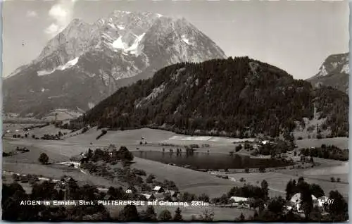 59081 - Steiermark - Aigen , im Enntal mit Putterersee mit Grimming - nicht gelaufen 1965